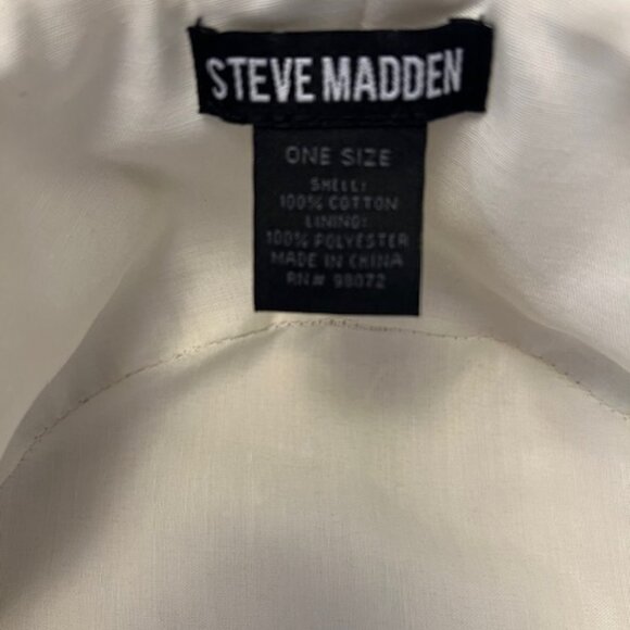 Women's New w/tag Steve Madden Bucket Sun Hat, Beige, one size, UPF 50+, Stylish - Picture 4 of 4